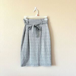 Max Studio Houndstooth Career Pencil Skirt